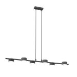 Emibig Pendelleuchte Sora Stahl Schwarz | Geeignet für 6x GX53 - Max 12W