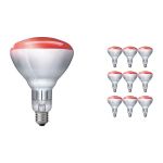 Mehrfachpackung 10x Philips BR125 E27 Reflektor 250W | Infrared