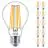 Mehrfachpackung 10x Philips Corepro LED Glühbirne E27 Birne Klar 17W 2452lm - 827 Extra Warmweiß | Ersatz für 150W