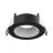 Noxion LED-Spot Ares Tief ring Schwarz - mit Innenring Weiß | Ausschnitt 68mm - incl. GU10 Fitting