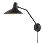 DFTP by Nordlux Darci Wandleuchte Metall Schwarz | Geeignet für E14