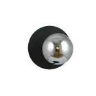 Emibig Wandleuchte Oslo Stahl Schwarz | Geeignet für 1x E14 - Max 10W