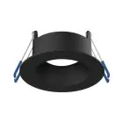 Noxion LED-Spot Ares Tief ring Schwarz - mit Innenring Schwarz | Ausschnitt 68mm - incl. GU10 Fitting