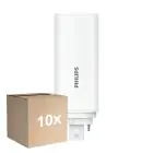 Mehrfachpackung 10x Philips CorePro PL-T LED Glühbirne HF 6.5W - 840 Kaltweiß | 4-Pins - Ersatz Für 18W